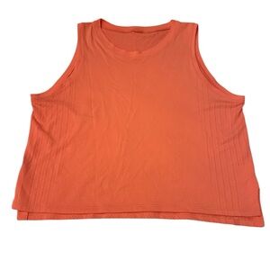 Lululemon Train to Be Tank Top Salmon Pink Womens Size 8